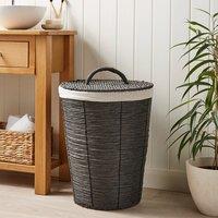 Woven Round Laundry Basket