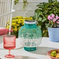 Woven LED Indoor Outdoor Solar Lantern