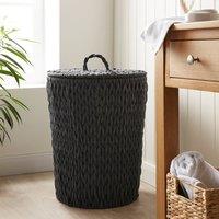 Cable Knit Laundry Basket