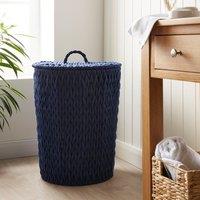 Cable Knit Laundry Basket