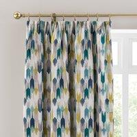 Kelso Cut Velvet Pencil Pleat Curtains