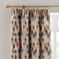 Kelso Cut Velvet Pencil Pleat Curtains