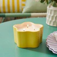 Flower Citronella Multi Wick Outdoor Candle