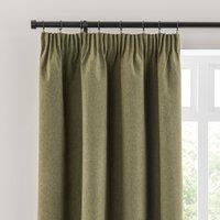 Luna Brushed Blackout Pencil Pleat Curtains