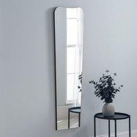 Yearn Curved Narrow Full Length Wall Mirror