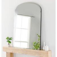 Yearn Arched Bevelled Overmantel Wall Mirror
