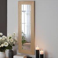 Yearn Oak Effect Narrow Full Length Wall Mirror