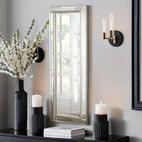 Yearn Classic Rectangle Bevelled Narrow Wall Mirror