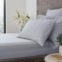 Hotel Cotton 230 Thread Count Stripe Fitted Sheet