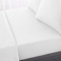 Hotel 230 Thread Count Percale 100% Cotton Fitted Sheet