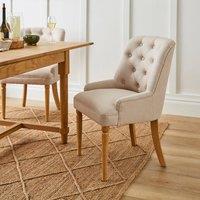 Beatrice Button Back Dining Chair, Fabric