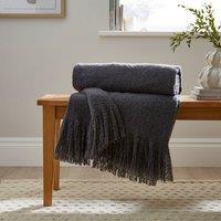 Brushed Boucle Throw Blanket