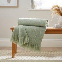 Brushed Boucle Throw Blanket