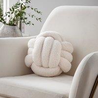 Knot Boucle Ball Cushion