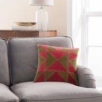 Clara Triangle Patchwork Square Cushion