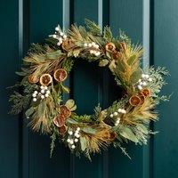 Artificial Wreath with Orange Slices