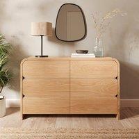 Bennett 6 Drawer Chest, Light Oak