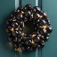 Disco Ball Light Up Wreath