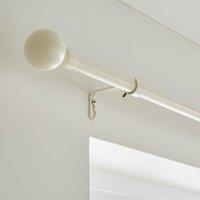 Globe Extendable Metal Eyelet Curtain Pole
