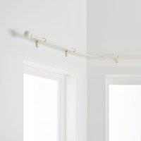 Bay Fixed Metal Eyelet Curtain Pole