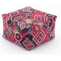 Esin Multicoloured Cube Pouffe