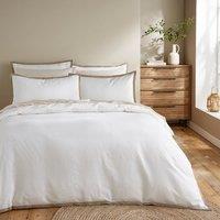 Prestbury Slub 100% Cotton Duvet Cover and Pillowcase Set