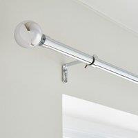 Globe Extendable Metal Eyelet Curtain Pole