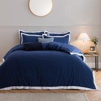 Adair Oxford Edge Duvet Cover & Pillowcase Set