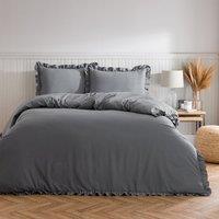 Briona Frilled Edge Duvet Cover & Pillowcase Set