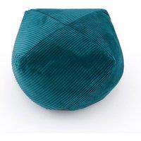 Remy Teal Cord Pouffe