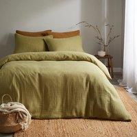 Cotton Muslin Duvet Cover and Pillowcase Set