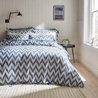 Tazman Wave 100% Cotton Duvet Cover and Pillowcase Set