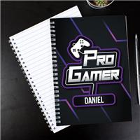 Personalised Pro Gamer A5 Notebook