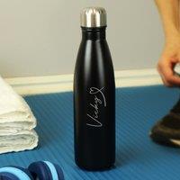 Personalised Heart Metal Insulated Drinks Bottle