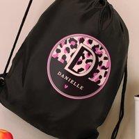 Personalised Leopard Print Kit Bag