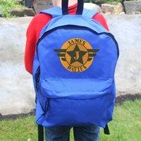 Personalised Badge Backpack