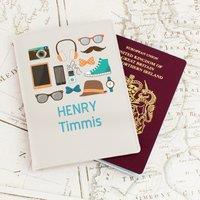 Personalised Male Essentials Passport Holder