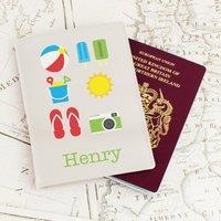 Personalised Bright Travel Passport Holder