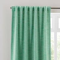 Zia Linen Look Multi Header Unlined Curtains