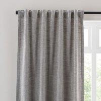 Zia Linen Look Multi Header Unlined Curtains
