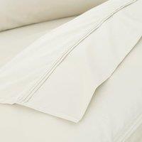 Dorma Luxurious & Silky 500 Thread Count 100% Cotton Sateen Flat Sheet