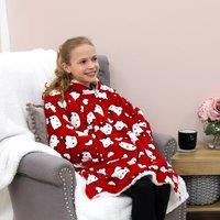 Hello Kitty Love Hearts Hugzee Blanket Hoodie