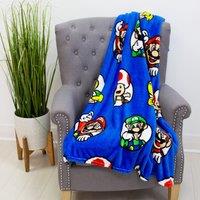 Super Mario Circles Fleece Blanket