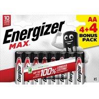 Energizer AA Max Alkaline 4+4 Pack