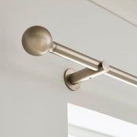 Contemporary Ball Fixed Metal Curtain Pole