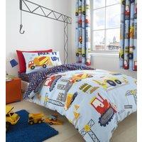 Catherine Lansfield Construction Duvet Cover and Pillowcase Set