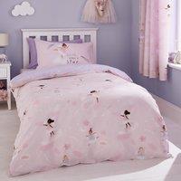 Catherine Lansfield Dancing Fairies Duvet Cover and Pillowcase Set