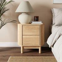 Mateo 2 Drawer Bedside Table