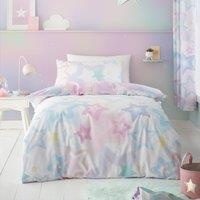 Catherine Lansfield White Ombre Stars Duvet Cover and Pillowcase Set