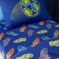 Catherine Lansfield Bright Football Fitted Sheet